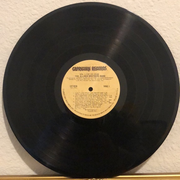 The Allman Brothers Band Win Lose Or Draw Vinyl Lp - Picture 4 of 5